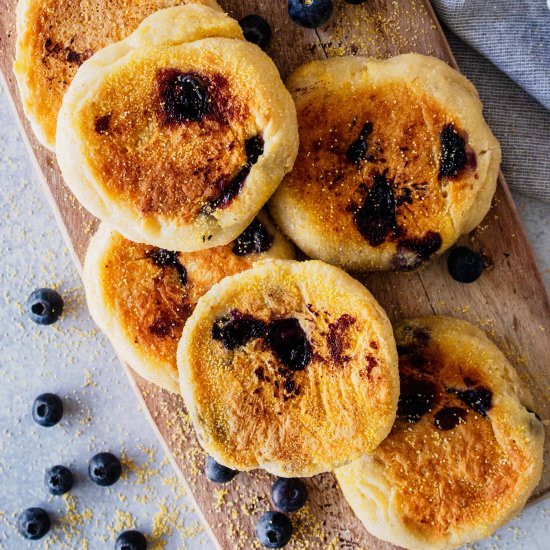 Blueberry English Muffins