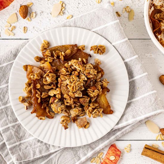 Plant Based Apple Crisp