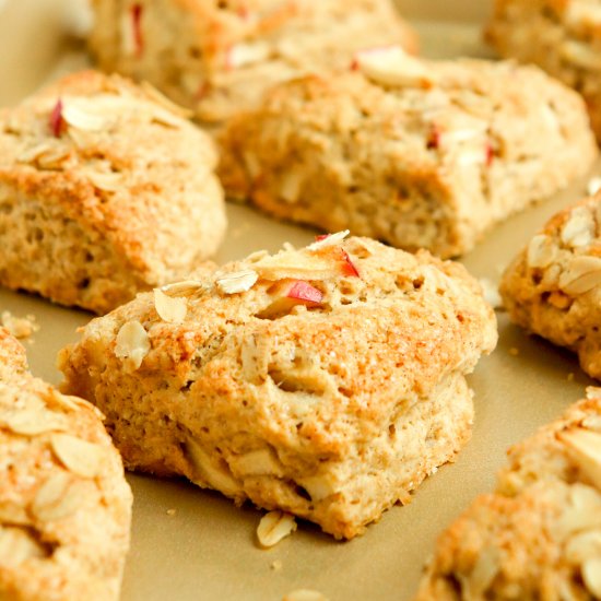 Apple Oat Scones