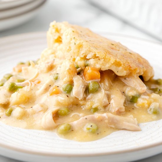 Chicken Pot Pie Cobbler