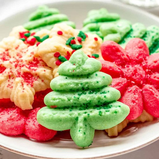 Cream Cheese Spritz Cookies