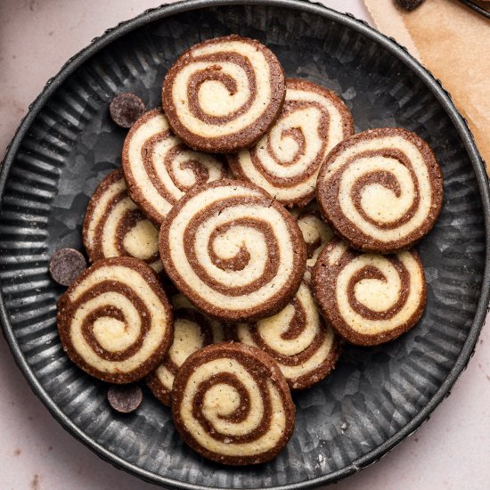 Chocolate Pinwheel Cookies