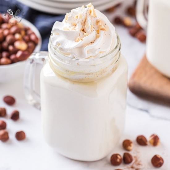 Hazelnut White Hot Chocolate