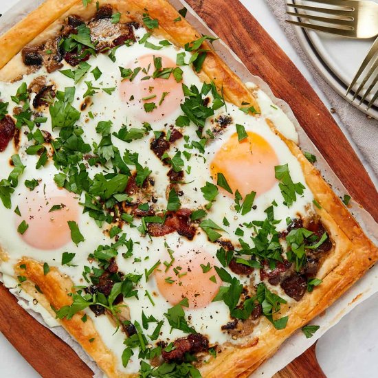 Puff Pastry Breakfast Tart