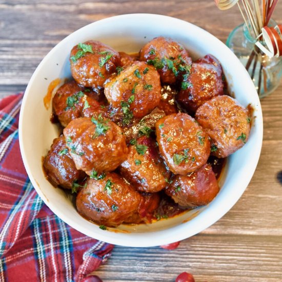 3 Ingredient Cranberry Meatballs