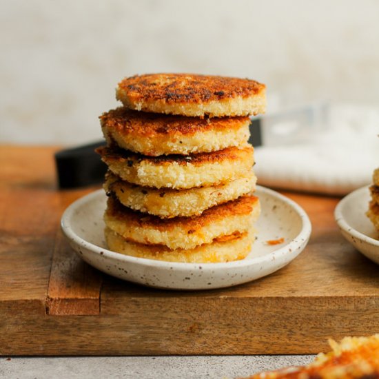 Cheesy Potato Pancakes