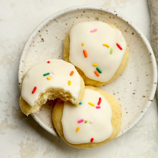 Italian Lemon Ricotta Cookies