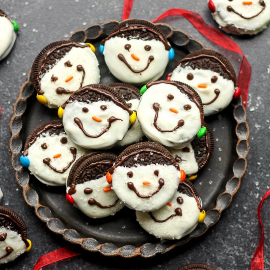 Snowman Oreos