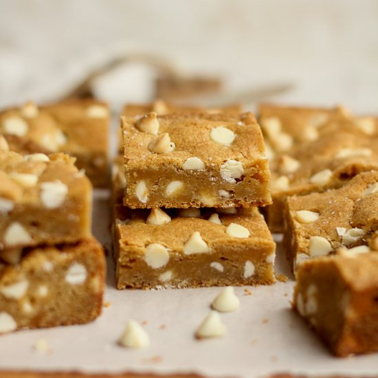 White Chocolate Blondies