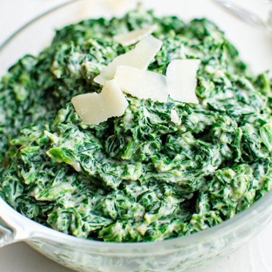 Steakhouse Creamed Spinach