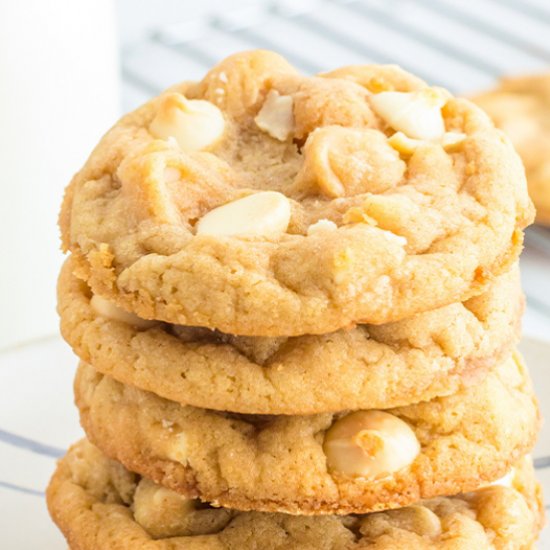 White Chocolate Macadamia Cookies