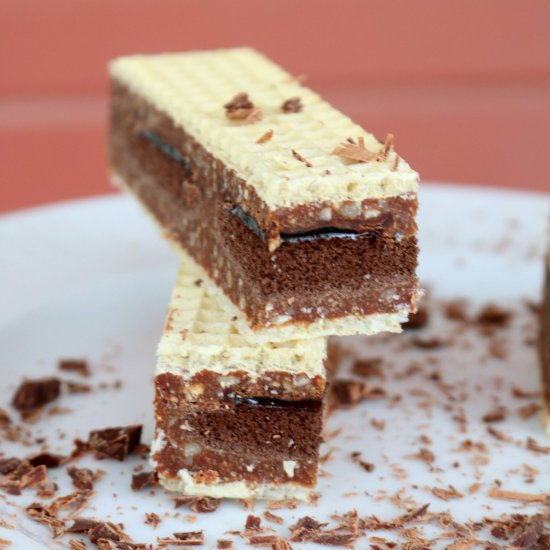 Happy Chocolate Wafer Cake