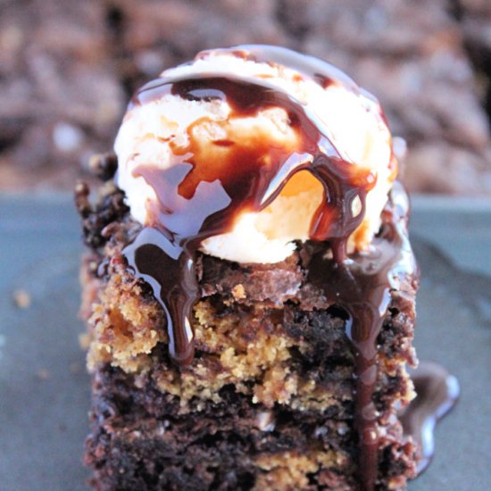 Cookie Dough Brownies