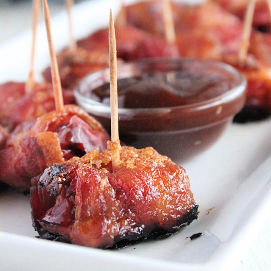 Bacon Wrapped Kielbasa Bites