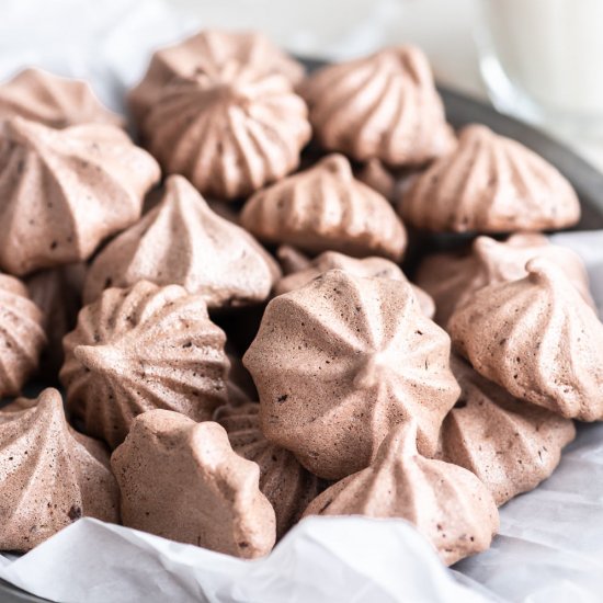 chocolate meringue cookies