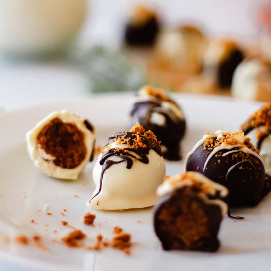 Vegan Cookie Butter Truffles