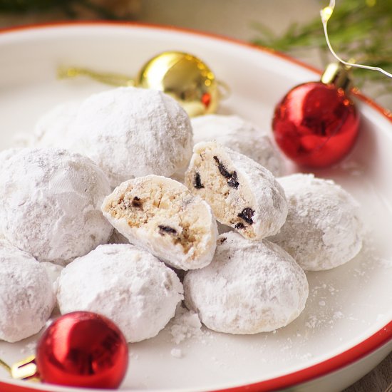 Chocolate Chip Snowball Cookies