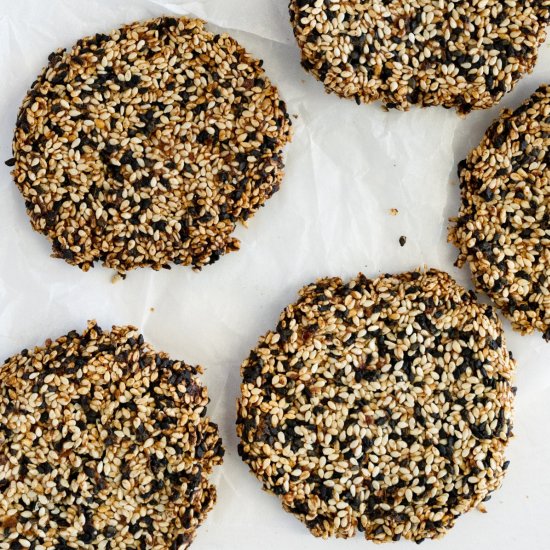 Healthy Sesame Snaps