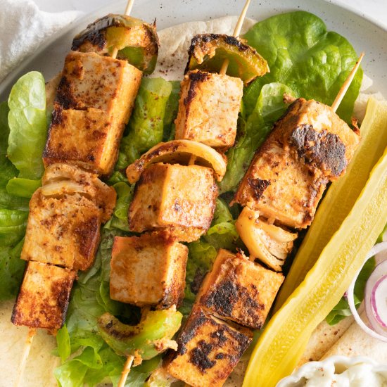 Tofu Skewers Shish Tawook