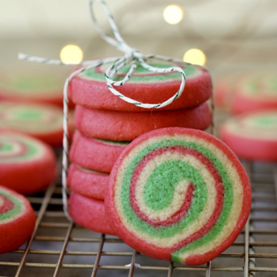 Holiday Pinwheel Cookies