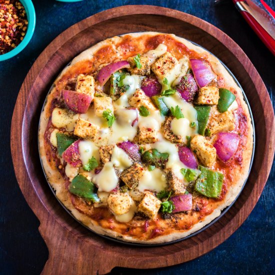 WHOLE WHEAT PANEER PIZZA