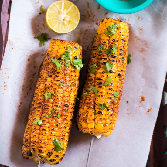 CORN ON THE COB / MASALA CORN