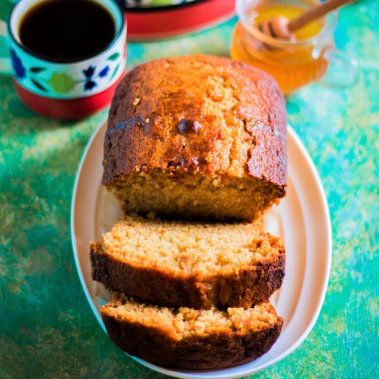 MOIST HONEY LOAF CAKE