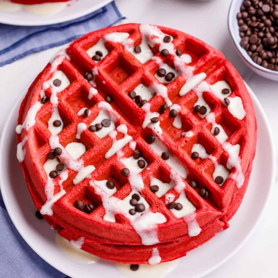 Red Velvet Waffles