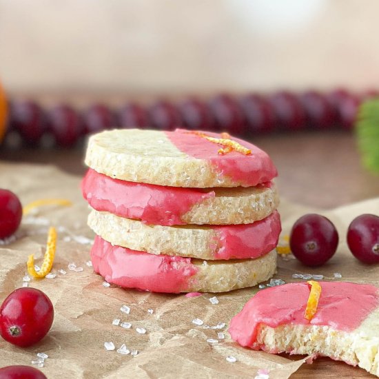 Orange Shortbread Cookies