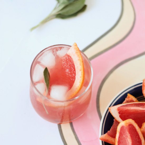 Blood Orange Vodka Cocktail