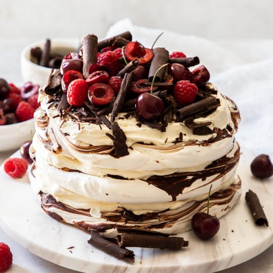 Chocolate Meringue Cake