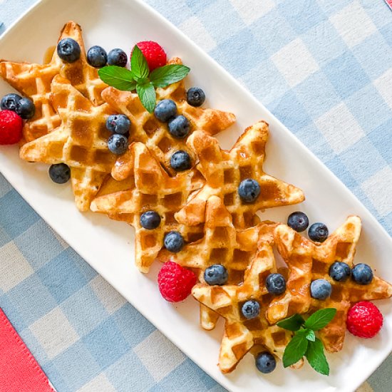 Star-Shaped Waffles