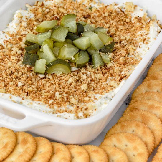 Fried Dill Pickle Dip