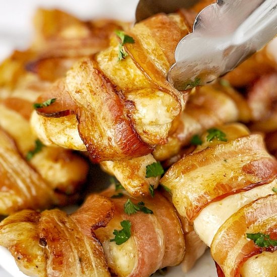 Bacon Wrapped Chicken Thighs