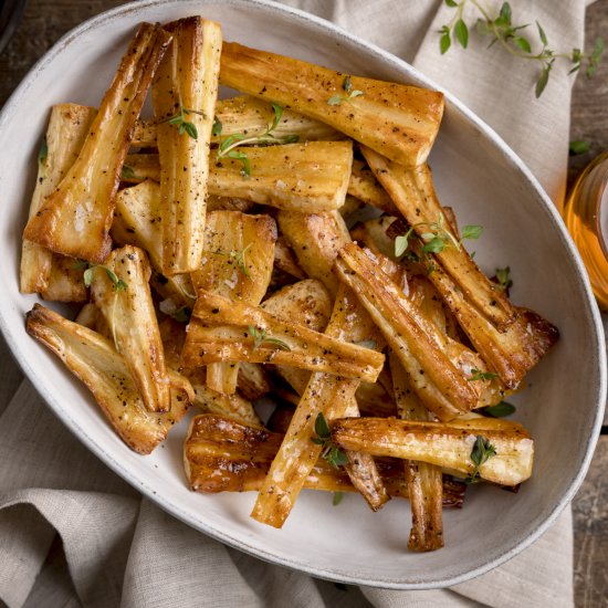 Honey Roasted Parsnips