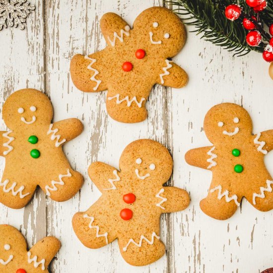 Gingerbread men cookies