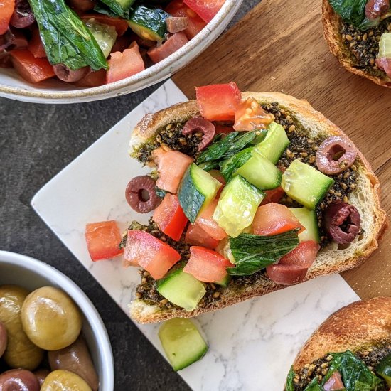 Za’atar bruschetta