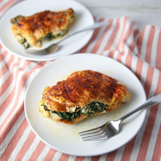 Spinach Provolone Stuffed Chicken