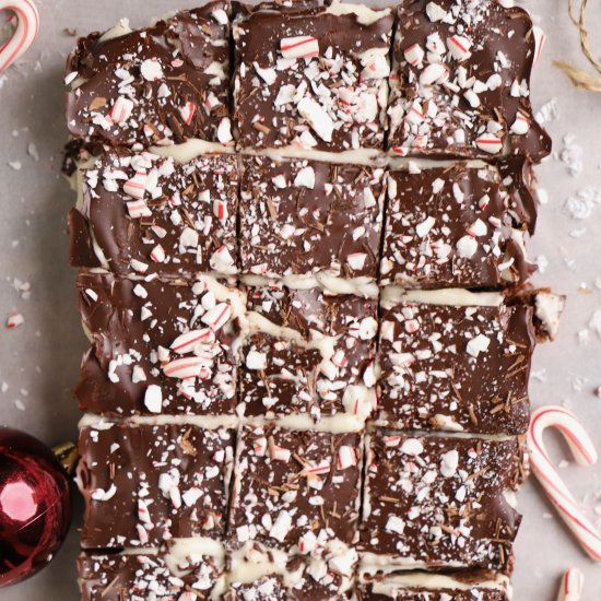 Extra Fudgy Peppermint Brownies