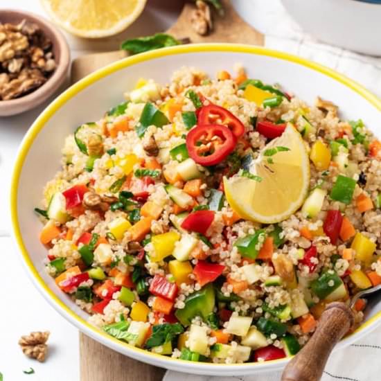 Quinoa Salad with a Vinaigrette