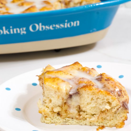 cinnamon roll breakfast casserole