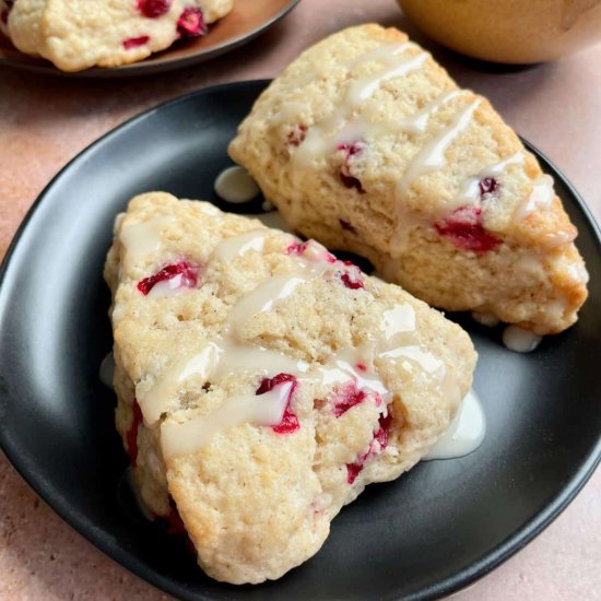 Vegan Cranberry Scones