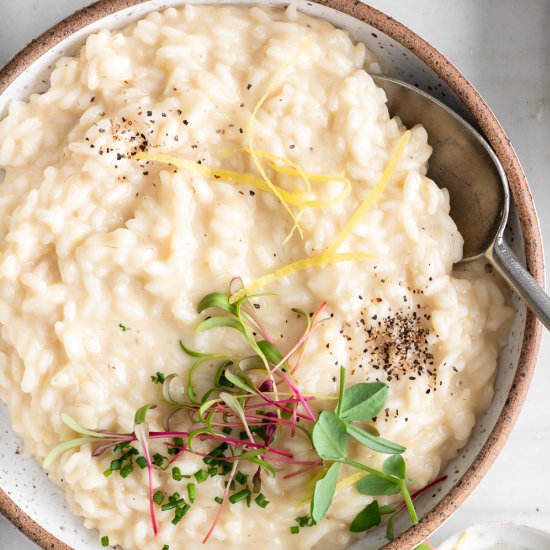 creamy lemon risotto