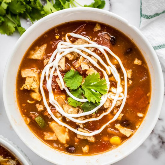 Chicken Taco Soup