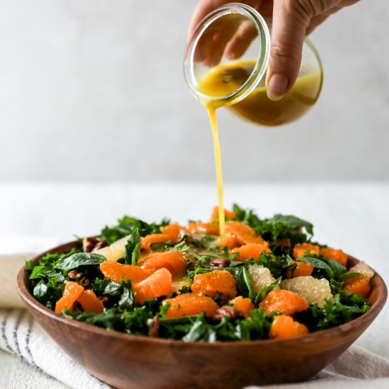 Massaged Kale and Citrus Salad