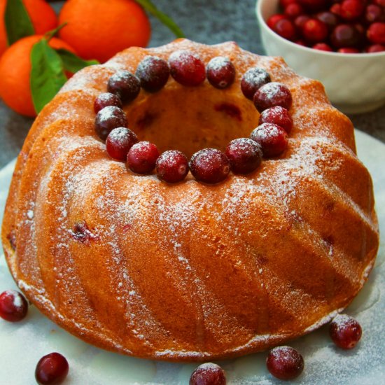 Cranberry Orange Bundt Cake