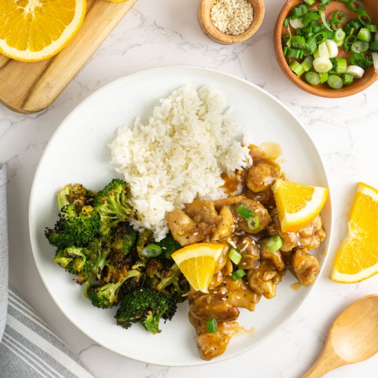 Air Fryer Orange Chicken