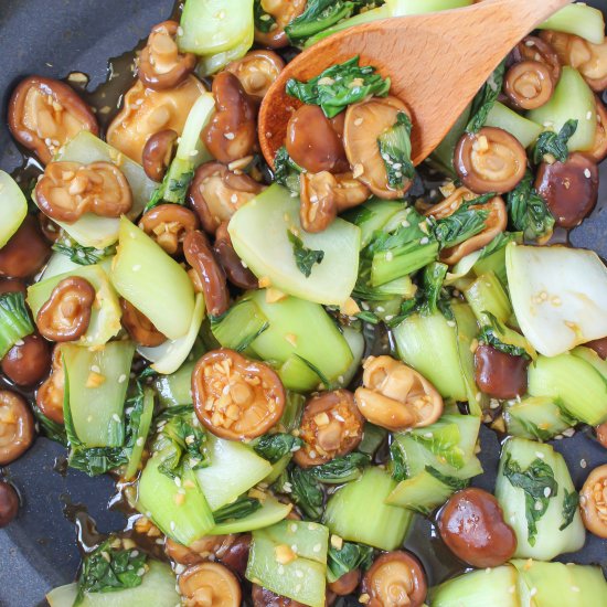 Bok Choy & Shiitake Mushrooms