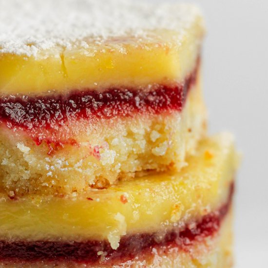 Gluten Free Cranberry Lemon Bars