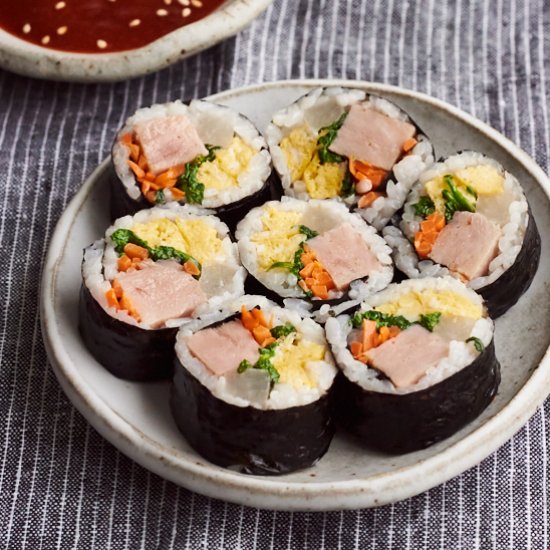 Easy Gimbap with Leftovers